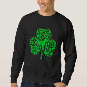 Sudadera Gracioso Perro Beagle Irlandés Shamrock St Patrick
