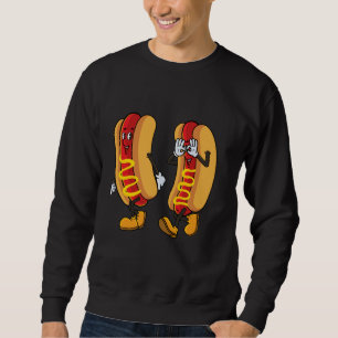 Sudadera Gracioso Perro Caliente Griddy Baile 4 De Julio Ba