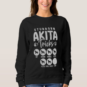 Sudadera Gracioso Perro Lover Trucos obstinados Akita