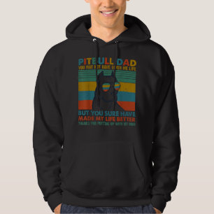 Sudadera Gracioso Perro Pitbull Papá, Tal Vez No Me Haya Da