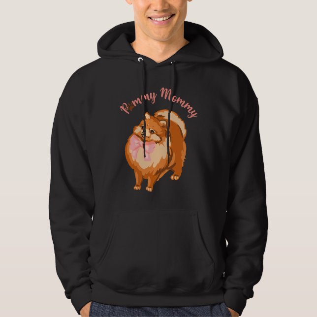 Sudadera Gracioso Perro Pommy Mami (Anverso)
