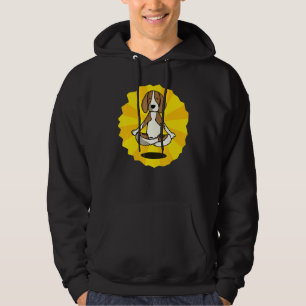 Sudadera Gracioso Perro Yoga Pose Namaste Fitness