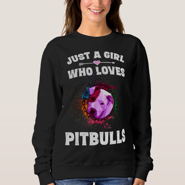 Sudadera Gracioso Pitbull Diciendo Para Los Adolescentes Ch (Anverso)