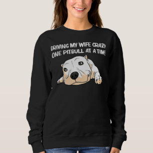 Sudadera Gracioso Pitbull Para Hombres Papa Mascota Canine 