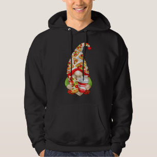 Sudadera Gracioso Pizza Lover Gnome Cute Pizza Patrón