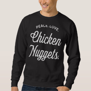 Sudadera Gracioso pollo Nugget Me Encanta El Pollo Frito Nu