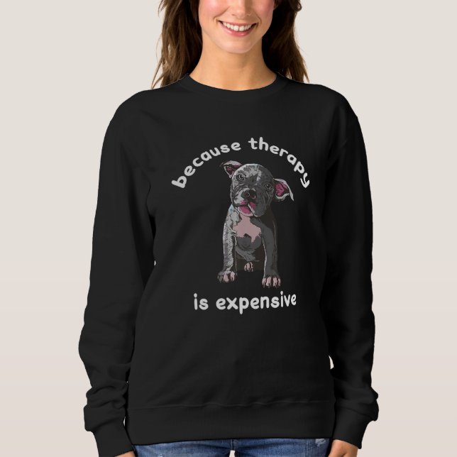 Sudadera Gracioso Propietario De Pitbull Y Perro Mascota (Anverso)