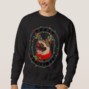 Sudadera Gracioso pug Guay Pugly Navidades disfraces relaja
