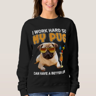 Sudadera Gracioso Pug Shirt Pug Lover Regalos Shirt Classic