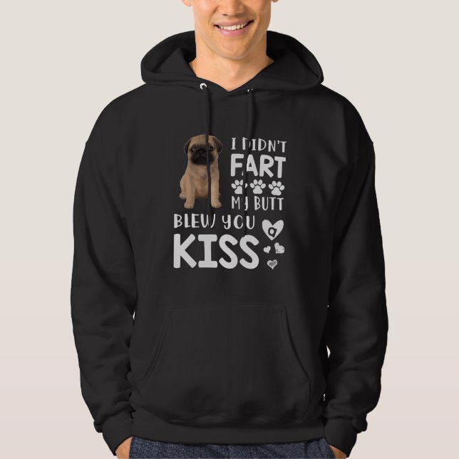 Sudadera Gracioso Pug T Shirt Para Perro Mamá Papá Regalo C (Anverso)