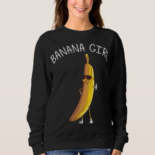 Sudadera Gracioso Regalo De Banana Para Chicas De Frutas Qu