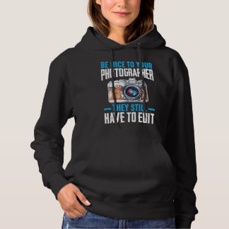 Sudadera Gracioso regalo de fotógrafo retro todavía ha