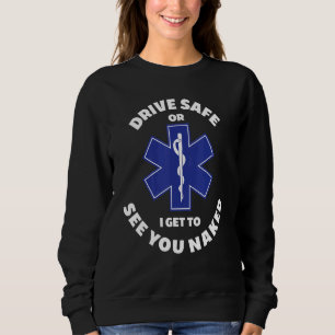 Sudadera Gracioso regalo EMT para Médica de urgencias