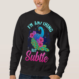 Sudadera Gracioso regalo para amantes del pavo real
