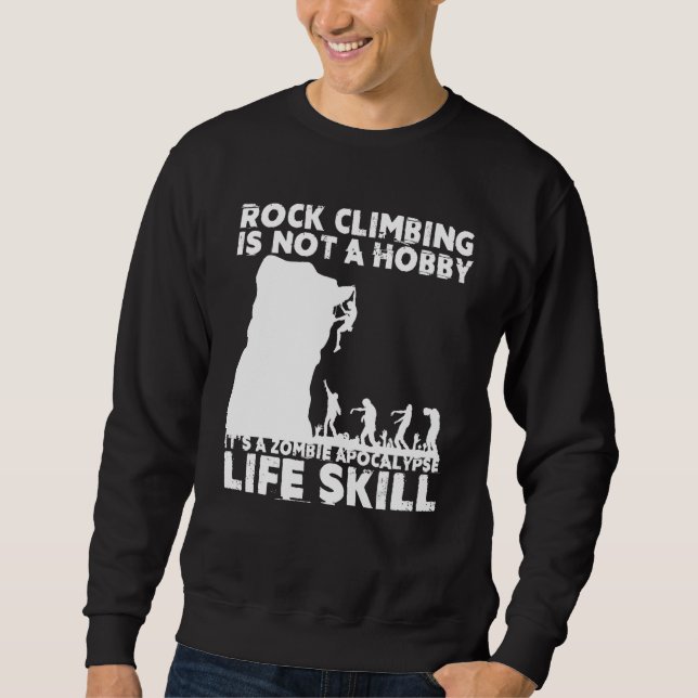 Sudadera Gracioso Regalo Rock Climber Para Hombres Mujeres  (Anverso)