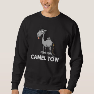Sudadera Gracioso remolque de camello, camionero de remolqu