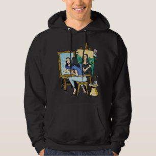 Sudadera Gracioso retrato artístico Autopista de dibujo de 
