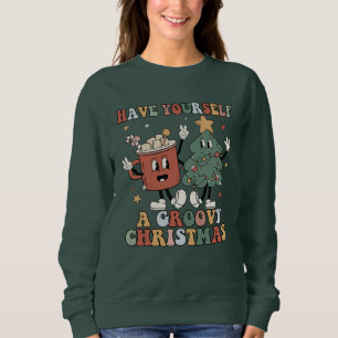 Sudadera Gracioso retro boho se ha convertido en un Navidad