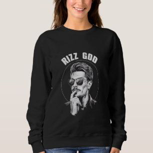 Sudadera Gracioso Rizz Rizzler Rizz Dios Jerga Meme Tendenc