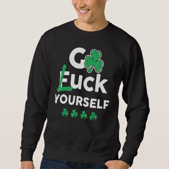 Sudadera Gracioso Saint Patrick's Day Tee St Patty's Day Ac (Anverso)