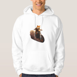 Sudadera Gracioso, Shiba Inu, Motocicleta, Perro, Marioneta