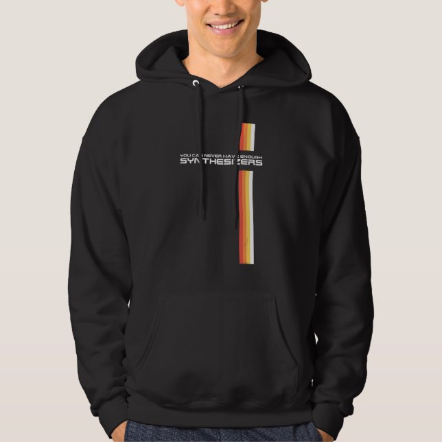 Sudadera Gracioso sintetizador retro sintetizador sintetiza (Anverso)