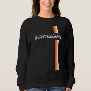 Sudadera Gracioso sintetizador retro sintetizador sintetiza
