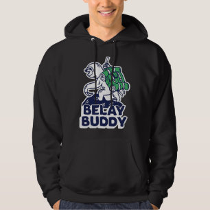 Sudadera Gracioso Sloth Hiker Belay Buddy Cute