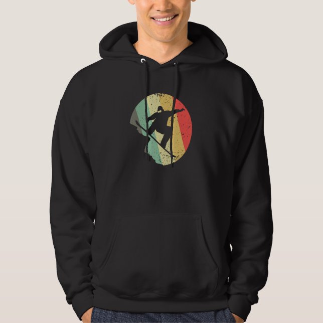 Sudadera Gracioso Snowboarding Art Para Hombres Mujeres Sno (Anverso)
