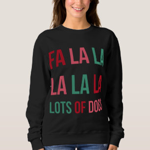 Sudadera Gracioso Tía Fa La Mucha De Perros Navidades Perro