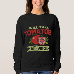 Sudadera Gracioso Tomatoe Love Tomates Garden Vegan