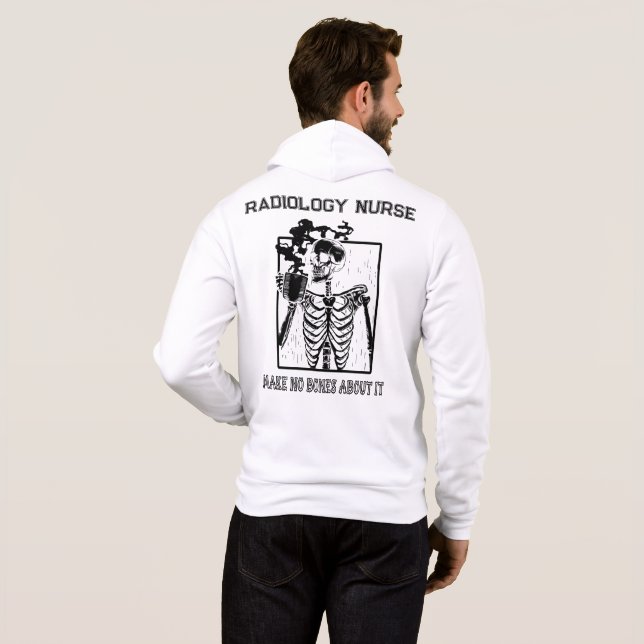 Sudadera Gracioso trabajo médico de Personalizable Xray Rad (Reverso completo)