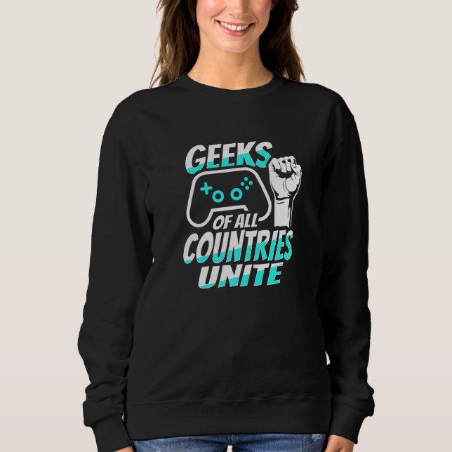 Sudadera Gracioso Video Gaming Geek Meme Para Un Video Game (Anverso)