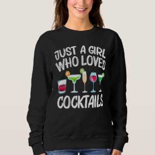 Sudadera Graciosos Chicas de cócteles Niños Bebidas Mixtas
