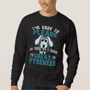 Sudadera Graciosos dueños de perros en los grandes Pirineo