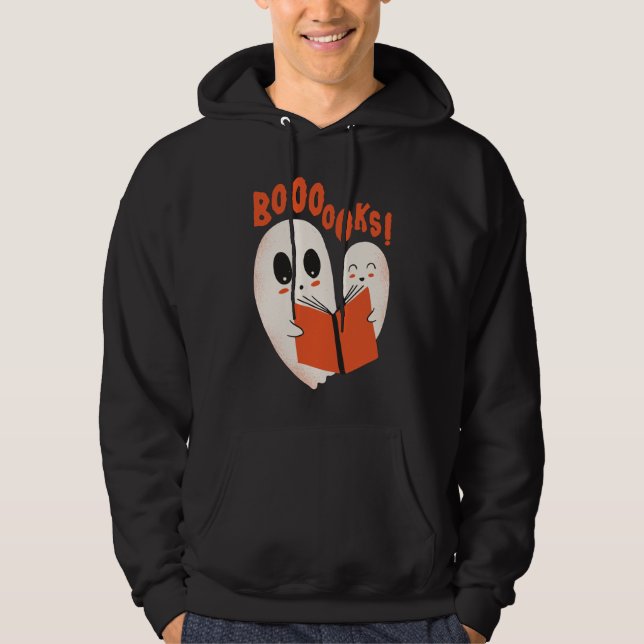 Sudadera Graciosos libros de disfraces de ghost de Hallowee (Anverso)