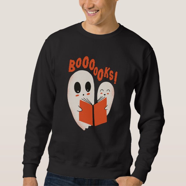 Sudadera Graciosos libros de disfraces de ghost de Hallowee (Anverso)