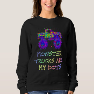 Sudadera Graciosos MONSTRUOS SON MIS PUNTOS Feliz Día del P