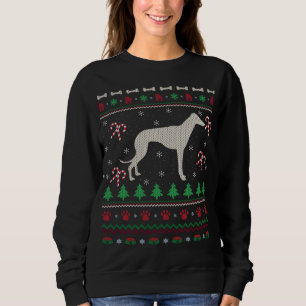 Sudadera Graciosos Navidades de perros de Greyhound italian