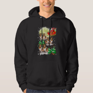 Sudadera Graciosos renos Sheltie Navidades de Navidad amant