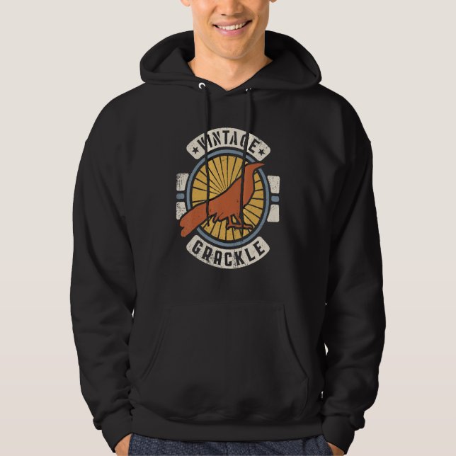 Sudadera Grackle Vintage Classic Retro 60's 70s Animal (Anverso)