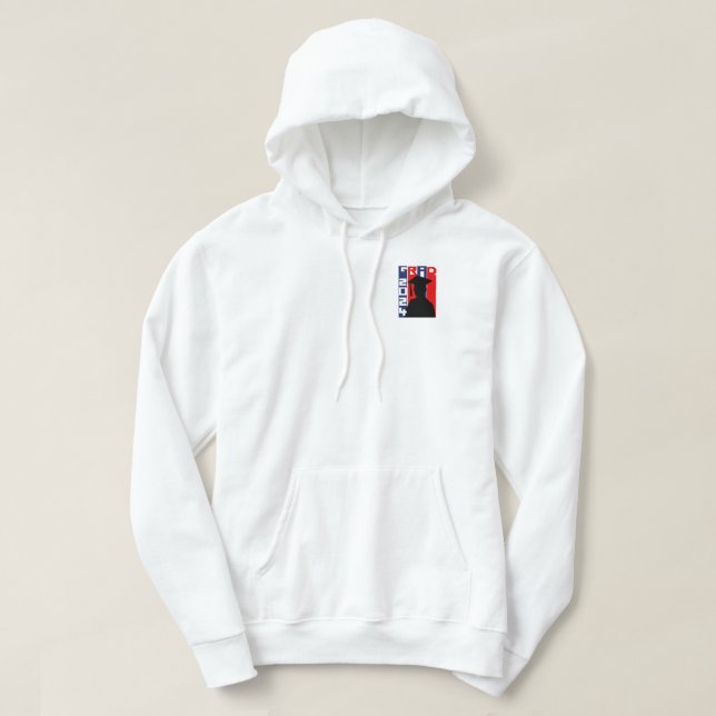 Sudadera Grad2024-Celebrando al hombre con el gorro (Diseño del anverso)