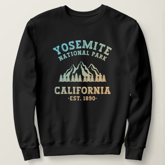 Sudadera Gradiente de senderismo de California en el Parque (Anverso del diseño)