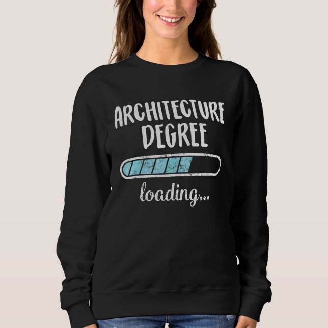 Sudadera Grado arquitectónico Cargando Humor de amigos fami (Anverso)