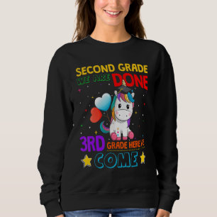 Sudadera Grado segundo de Unicornio divertido, la terminamo