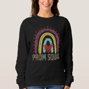 Sudadera Gradua Superior de Leopard Graphic Prom Squad 2022