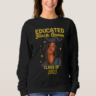 Sudadera Graduación de Chica Negra 2023 HBCU Seniors Melani