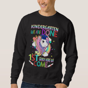 Sudadera Graduación de jardín de niños Unicornio mágico 1er