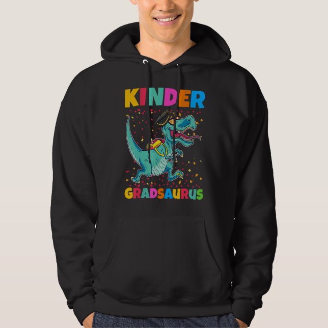 Sudadera Graduación de Kinder Gradsaurus (Anverso)