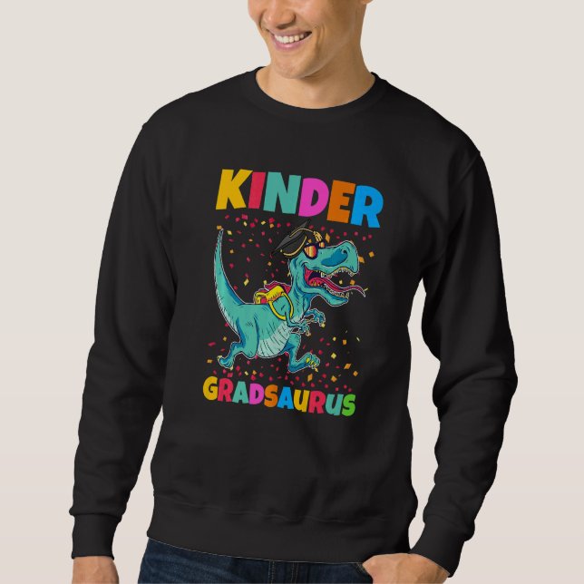 Sudadera Graduación de Kinder Gradsaurus (Anverso)